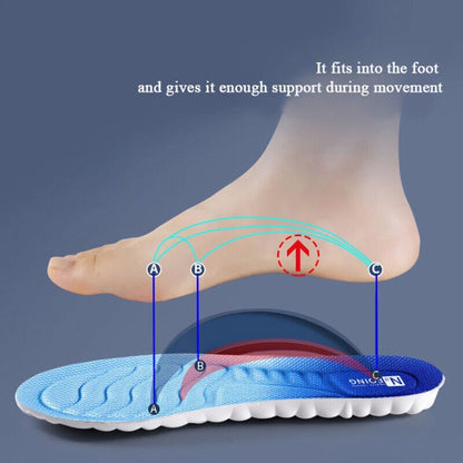 4D Breathable Orthopedic Sports Shoe Insole V1